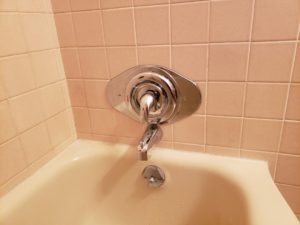 Convert Double bathtub faucet to a single handle